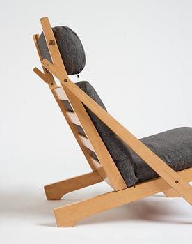 Hans J. Wegner, Hans J Wegner, a pair of "CH-03" easy chairs for Carl Hansen & Søn, Denmark, 1960-70's.