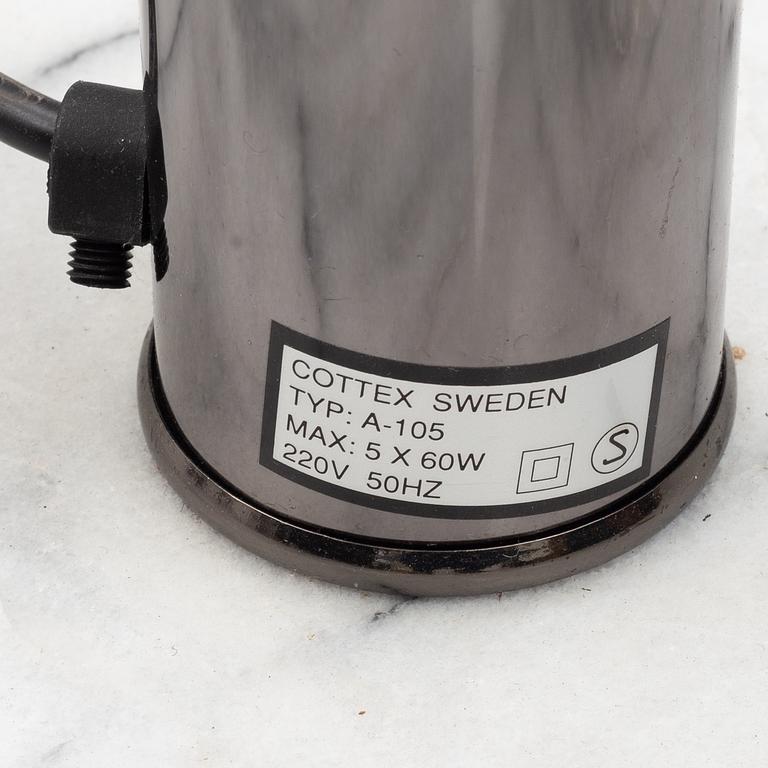 Golvlampa, 5-ljuspunkter, Cottex, 1980-tal.