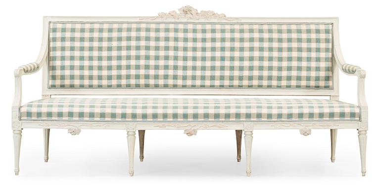 SOFFA, av Jacob Malmsten (mästare i Stockholm 1780-88). Gustaviansk.