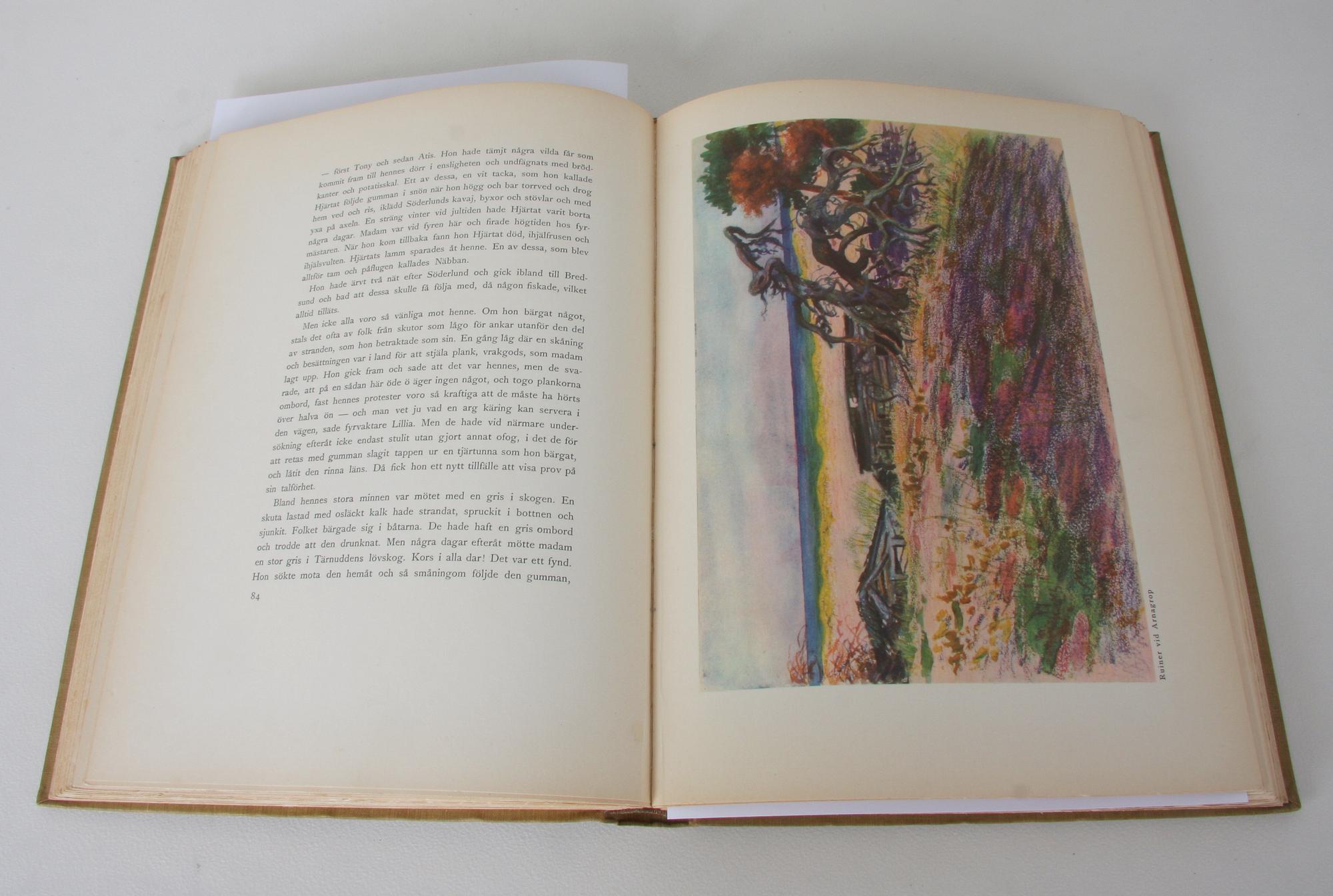 BOK, "Gotska Sandön" Albert Engström. Albert Bonniers förlag, Stockholm 1926.