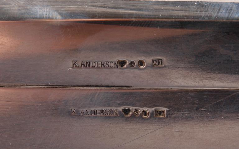 SKRIN, silver. K. Andersson Stockholm 1915.