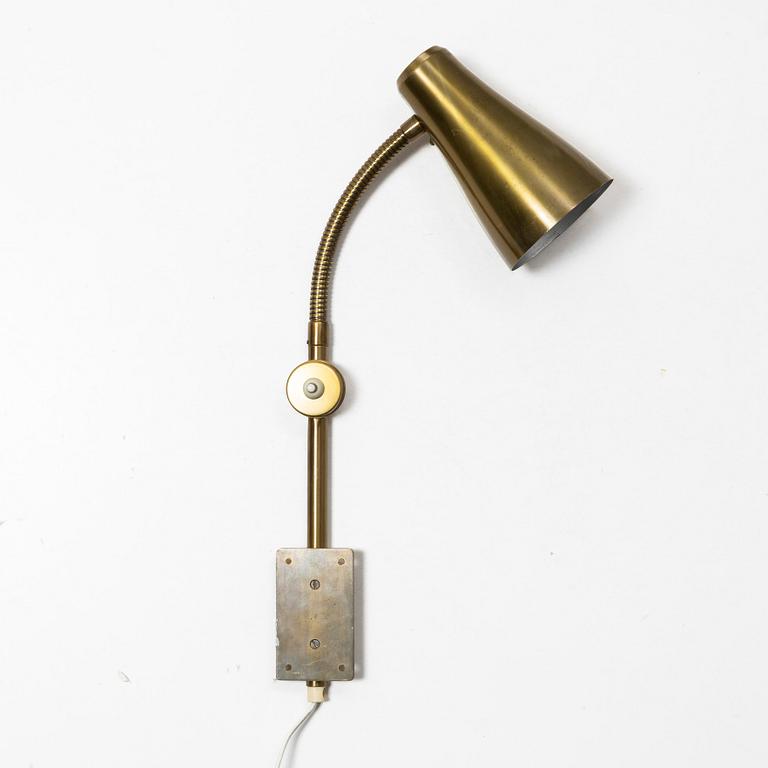 Arvid Böhlmarks Lampfabrik, a wall lamp model 8771, Stockholm, 1950s-60s.