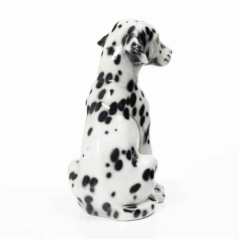 Sculpture, Dalmatian dog, Italy, late 20th century.