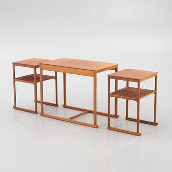 Carl Malmsten, a "Släden" nesting table, presumably 1960's.