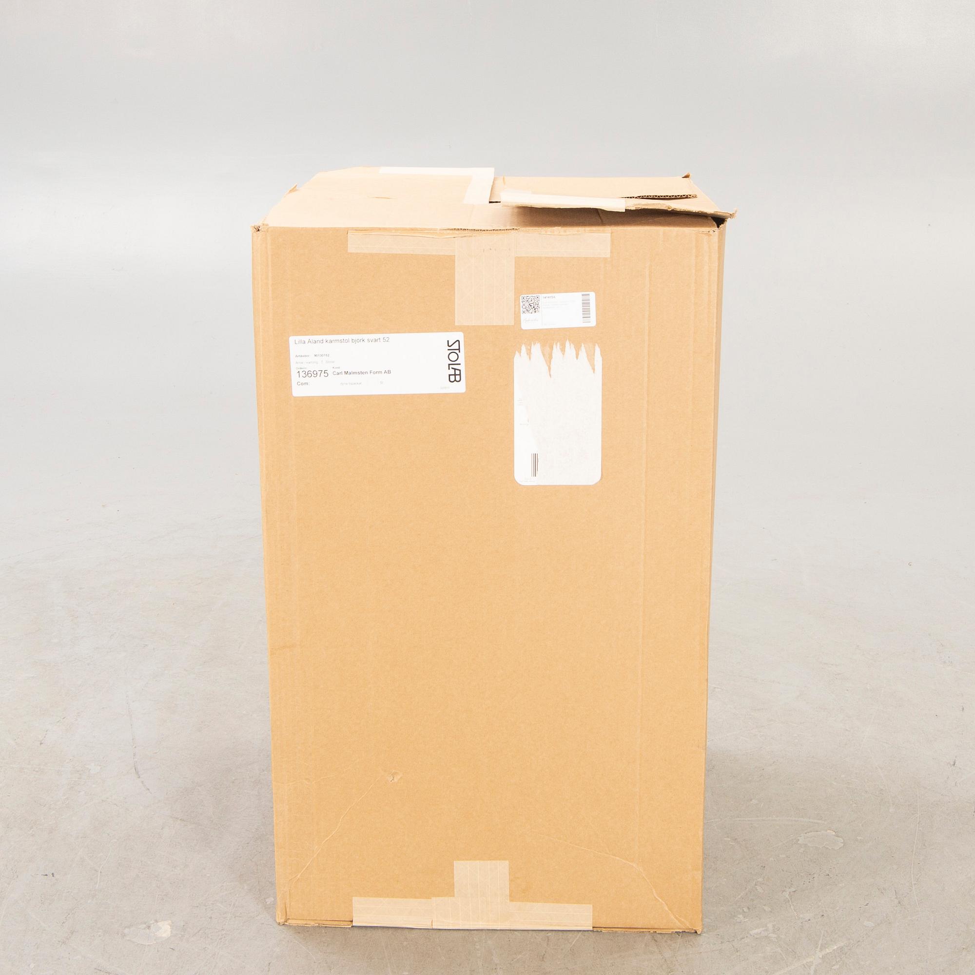 A set of two Carl Malmsten "Lilla Åland" chairs from Stolab, contemporary.