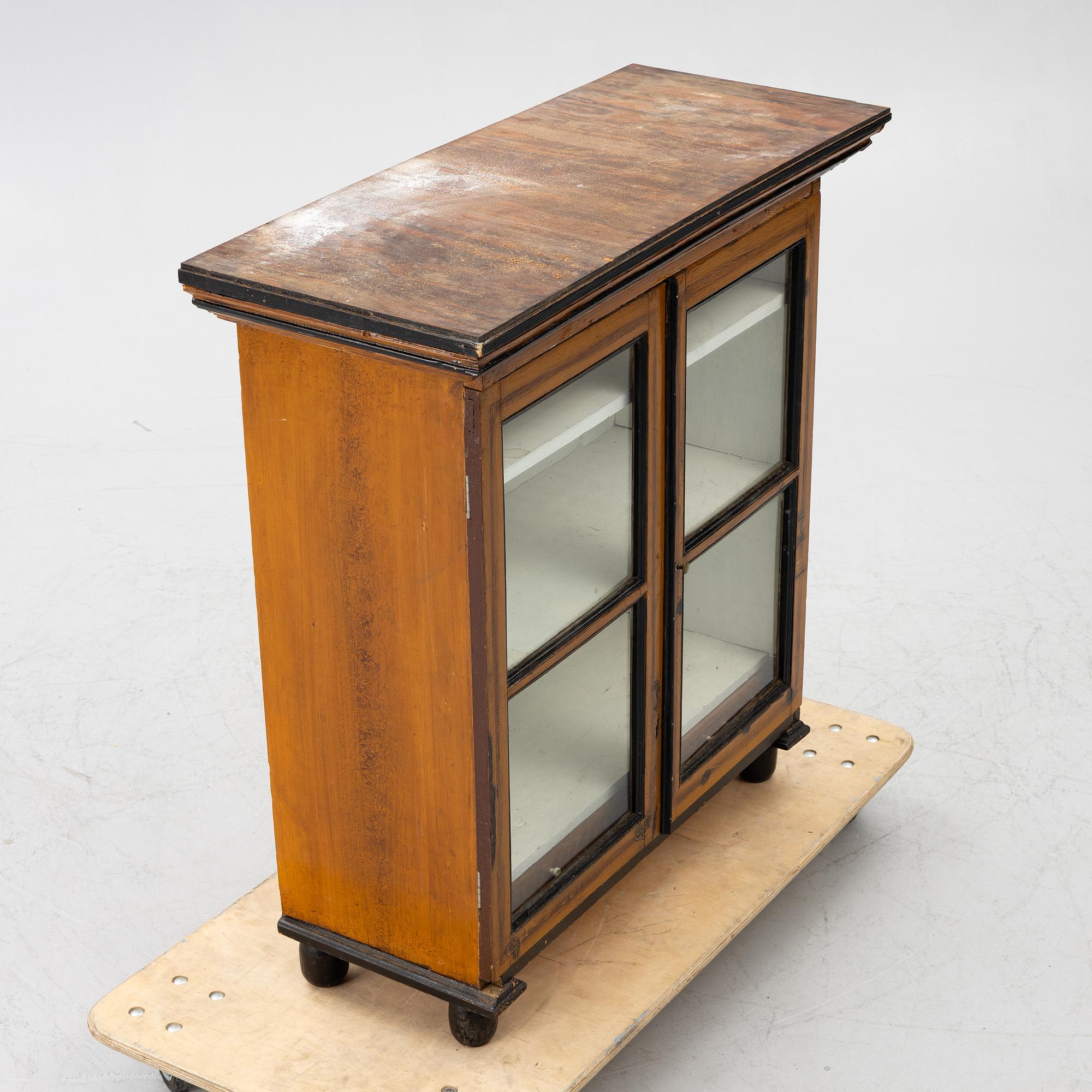 Display cabinet, late 19th century,