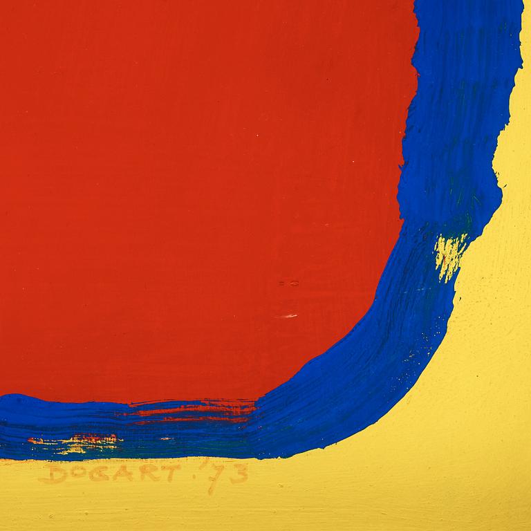 Bram Bogart, Composition in yellow, red and blue.