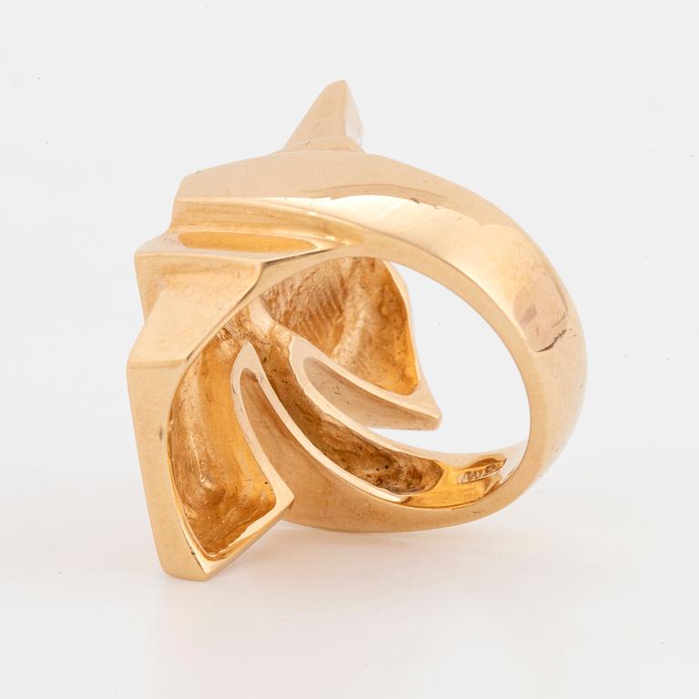 14K gold ring, Danish design.