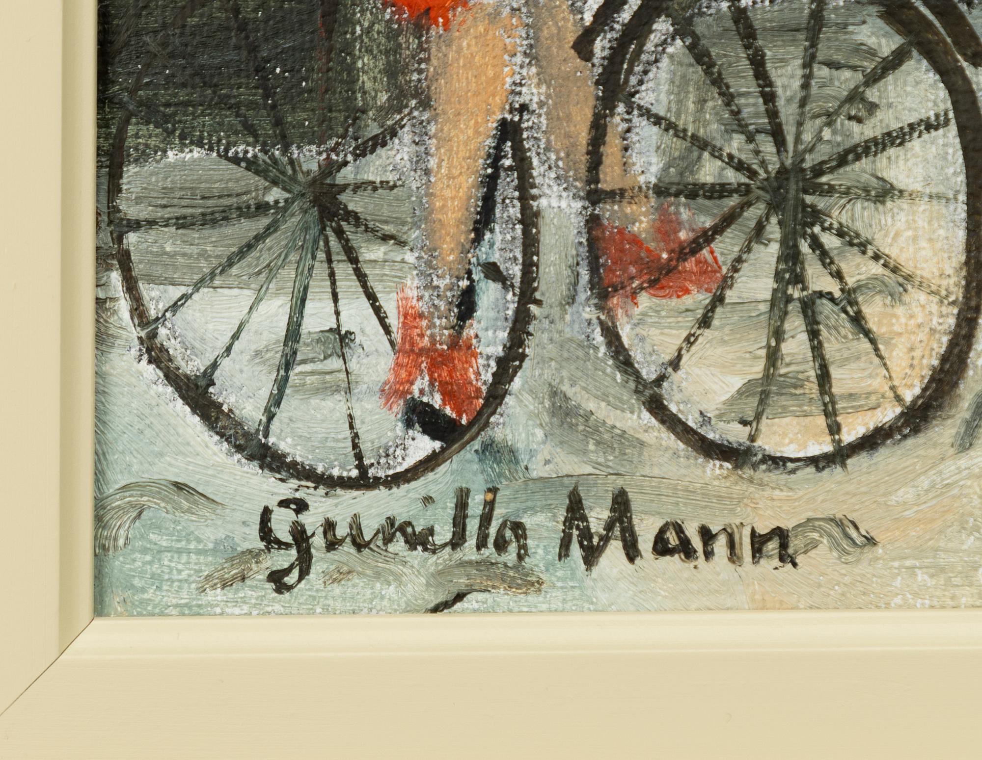 Gunilla Mann, "Cykelfärd på Nytorgsgatan".