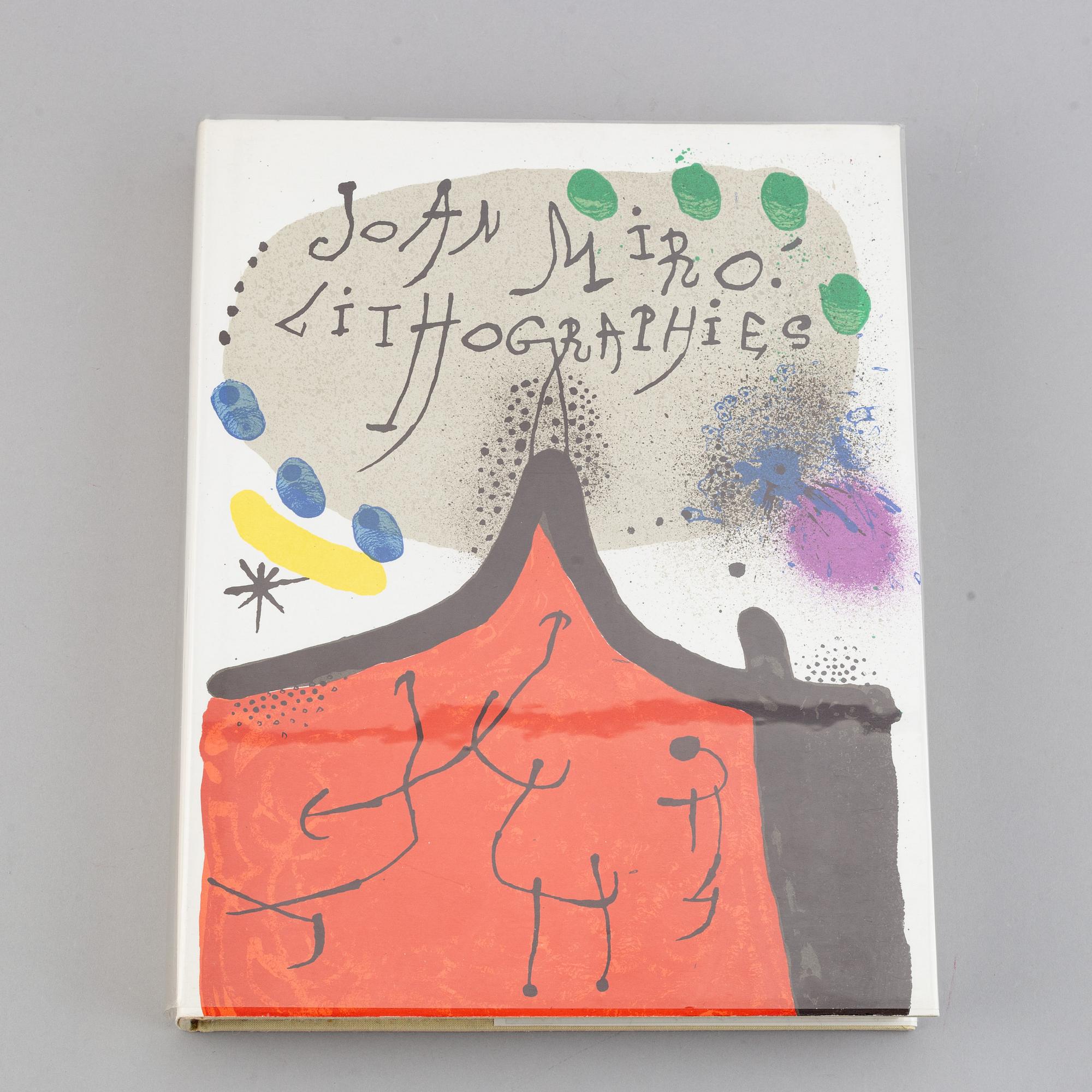 BÖCKER, 6 volymer, Miró lithographe I-VI, F. Mourlot.