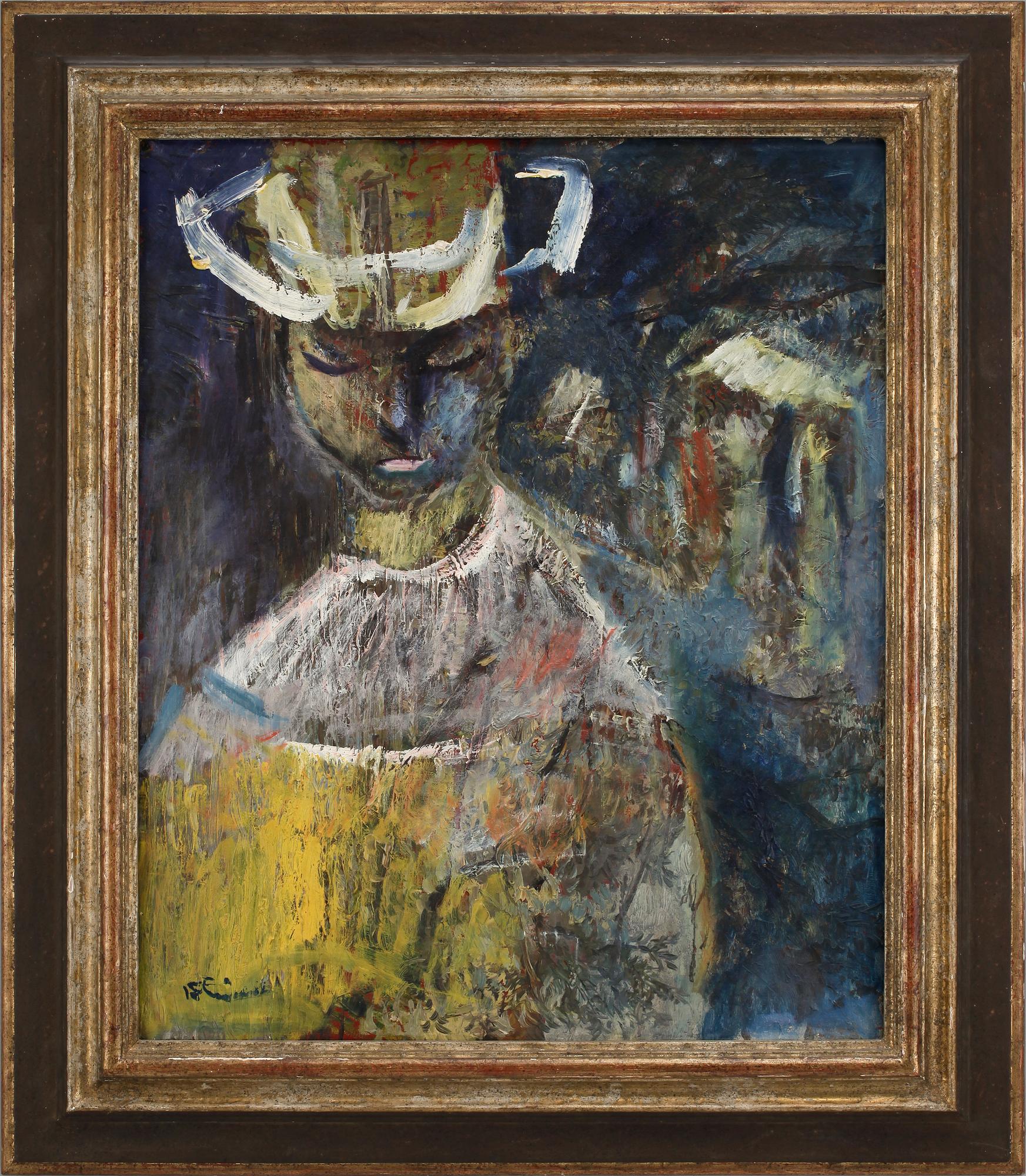 LOUISE ISE MORSSING, olja på duk. Sign.