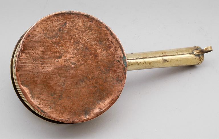 NATTLJUSSTAKE, mässing, 1700-/1800-tal.