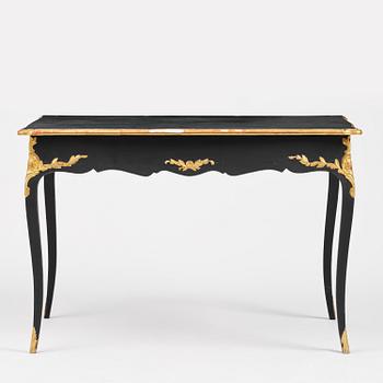 A Swedish rococo desk by C. W. Hein (master in Stockholm 1755-83).