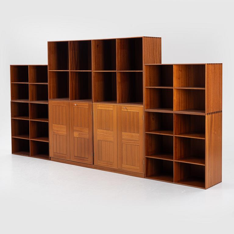 Mogens Koch, "Byggereolen" Cabinets and Shelves, Rud Rasmussens Snedkerier. Denmark, second half of the 20th century.