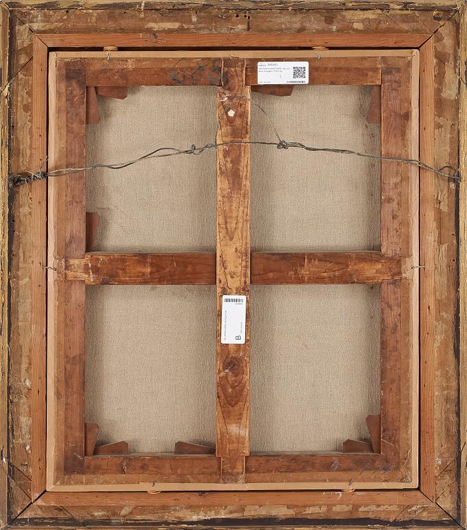 OKÄND KONSTNÄR, olja på duk, troligen 1700-tal.