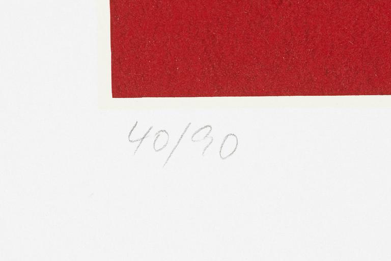 Jo Niemeyer, "Tuorila", mapp med 4 färgserigrafier.