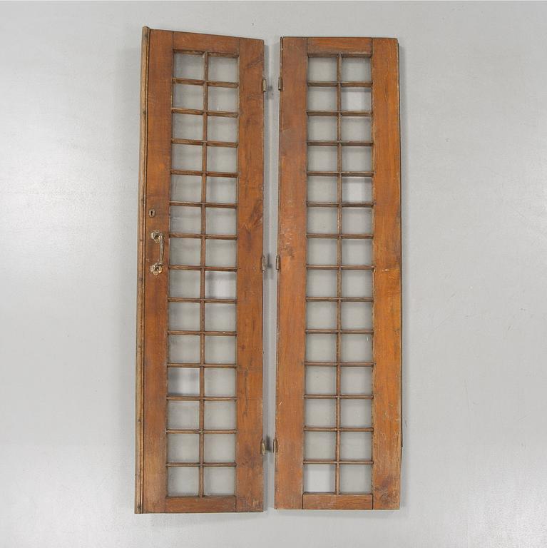 A pair of doors from around the turn of the century 1900.