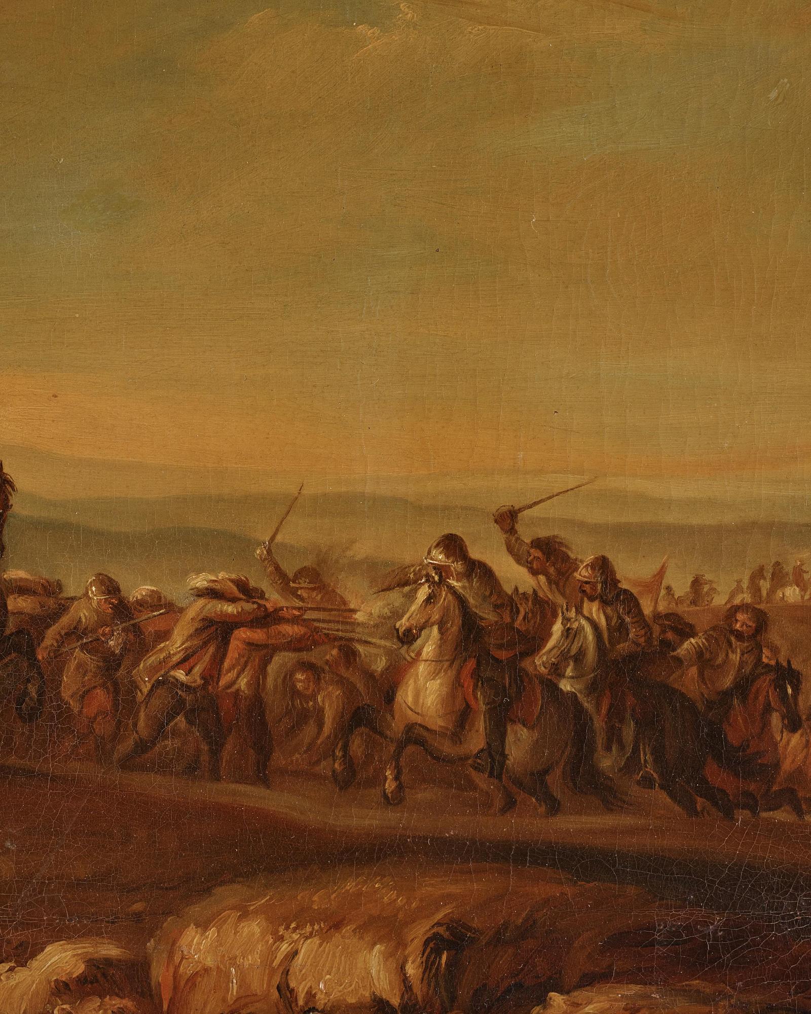 Cavalry battles, a pair.
