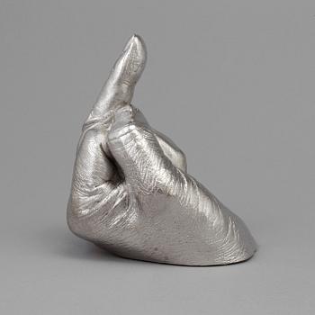 AI WEIWEI, sculpture "Artist's Hand", edition of 1000 from 2017, signed.
