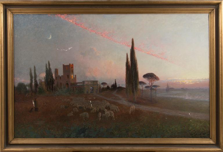 Valdemar Nyström, Pastoraalimaisema (Aihe Ciaggiasta Lombardiassa).