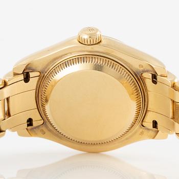 Rolex, Lady-Datejust, Pearlmaster, wristwatch, 29 mm.