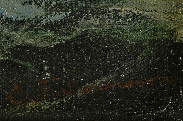 CHRISTIAN FREDRIK SWENSSON, olja på duk, signerad.