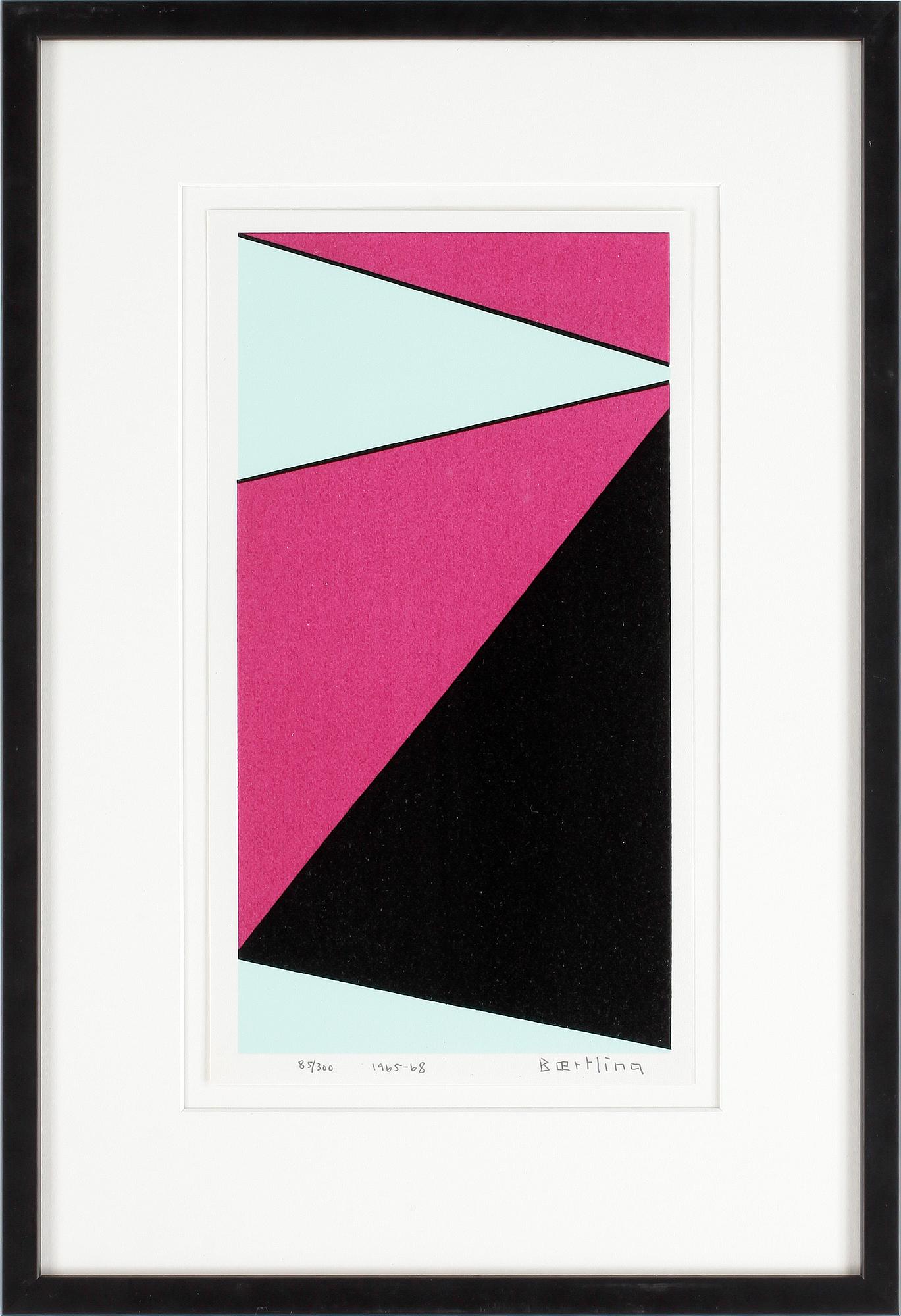 OLLE BAERTLING, färgserigrafi, signerad och daterad 1965-68, numrerad 85/300.