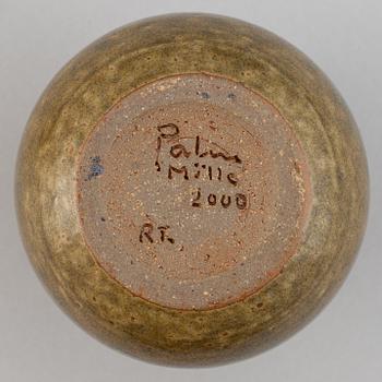 Rolf Palm, a set of two stoneware vases and a bowl, Mölle.