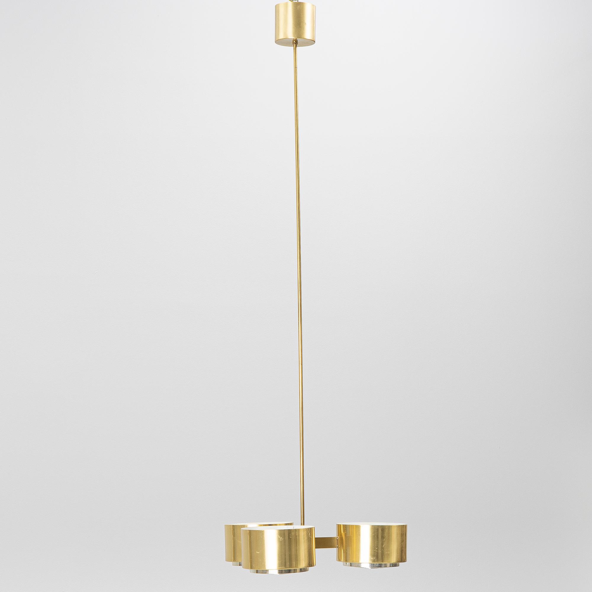 Hans-Agne Jakobsson, Ceiling lamps, a pair, 1960s/70s.