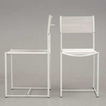 GIANDOMENICO BELOTTI, stolar, 4 st, "Spaghetti", Alias, Italien, modellen formgiven 1960.