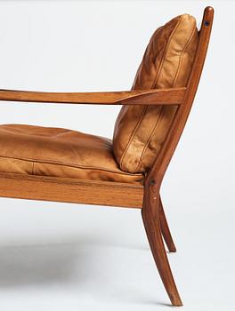 Ib Kofod-Larsen, a pair of palisander "Samsö" chairs, Olof Perssons Fåtöljindustri (OPE), Jönköping Sweden 1950-60's.