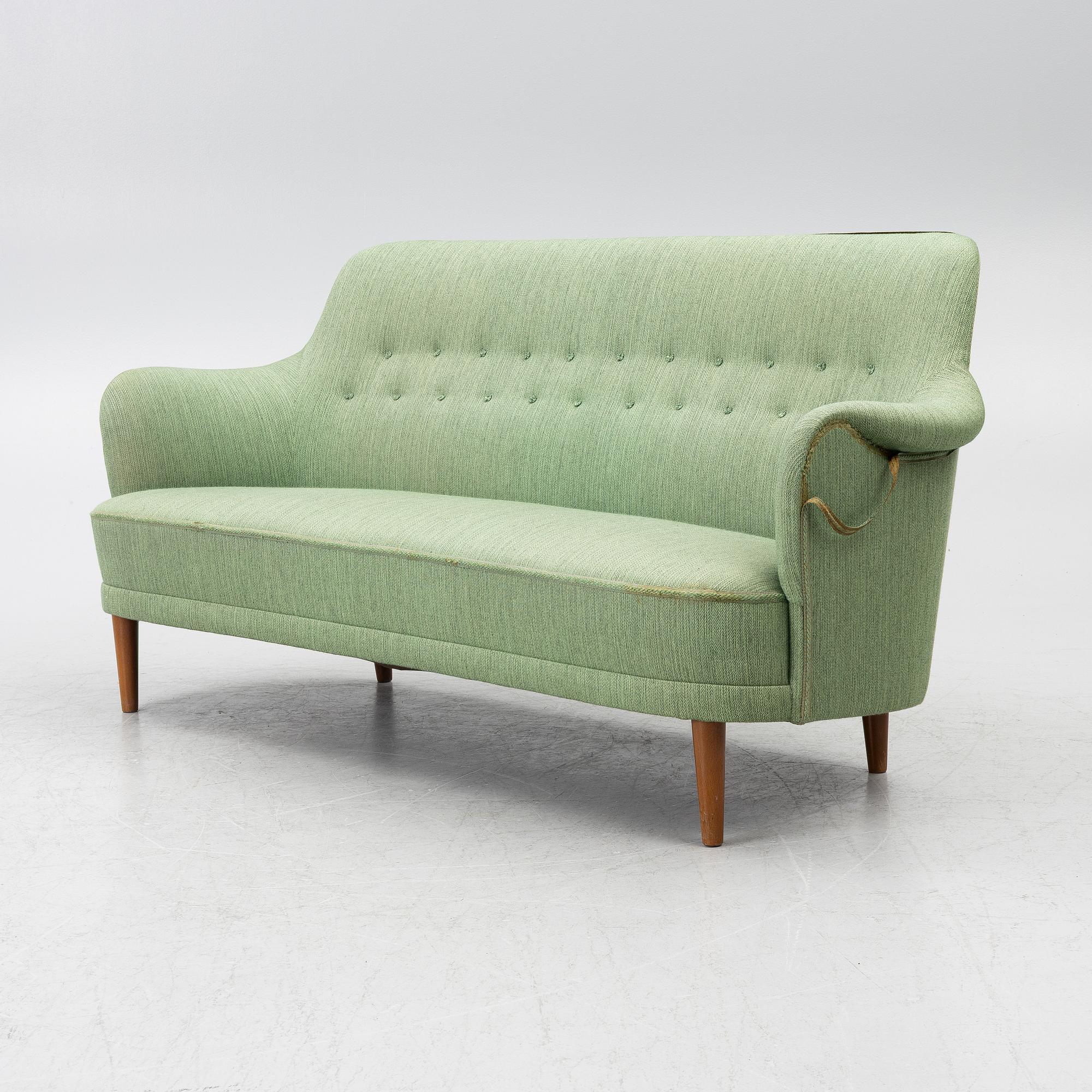 Carl Malmsten, a sofa, "Samsas", second half of the 20th century.