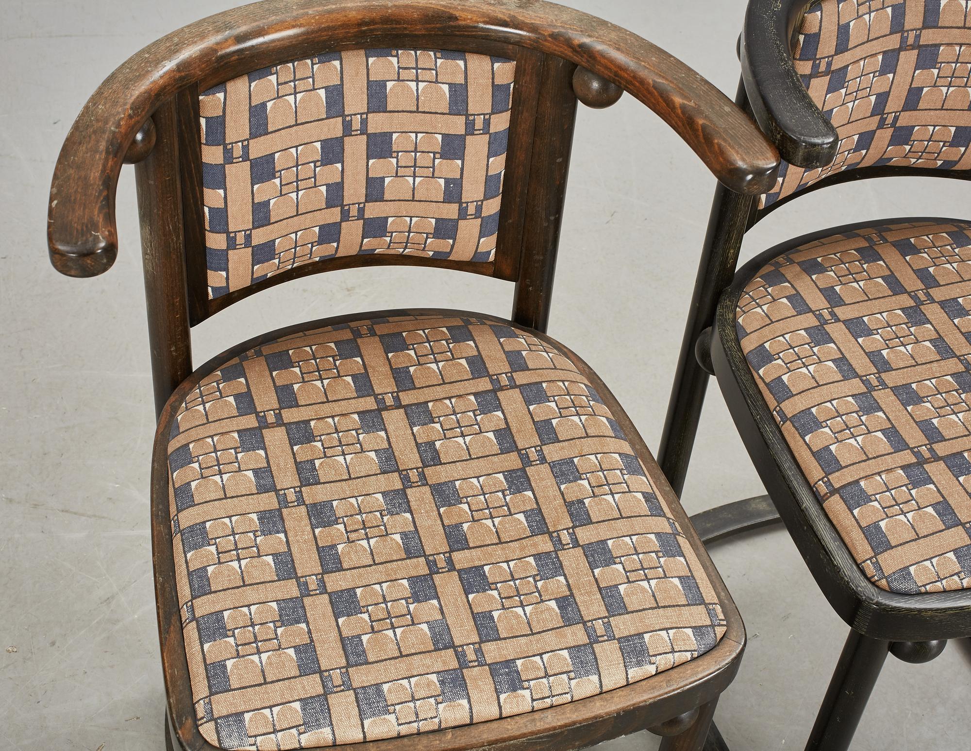 STOLAR, ett par, "Fladdermus", Josef Hoffmann, Wittmann.
