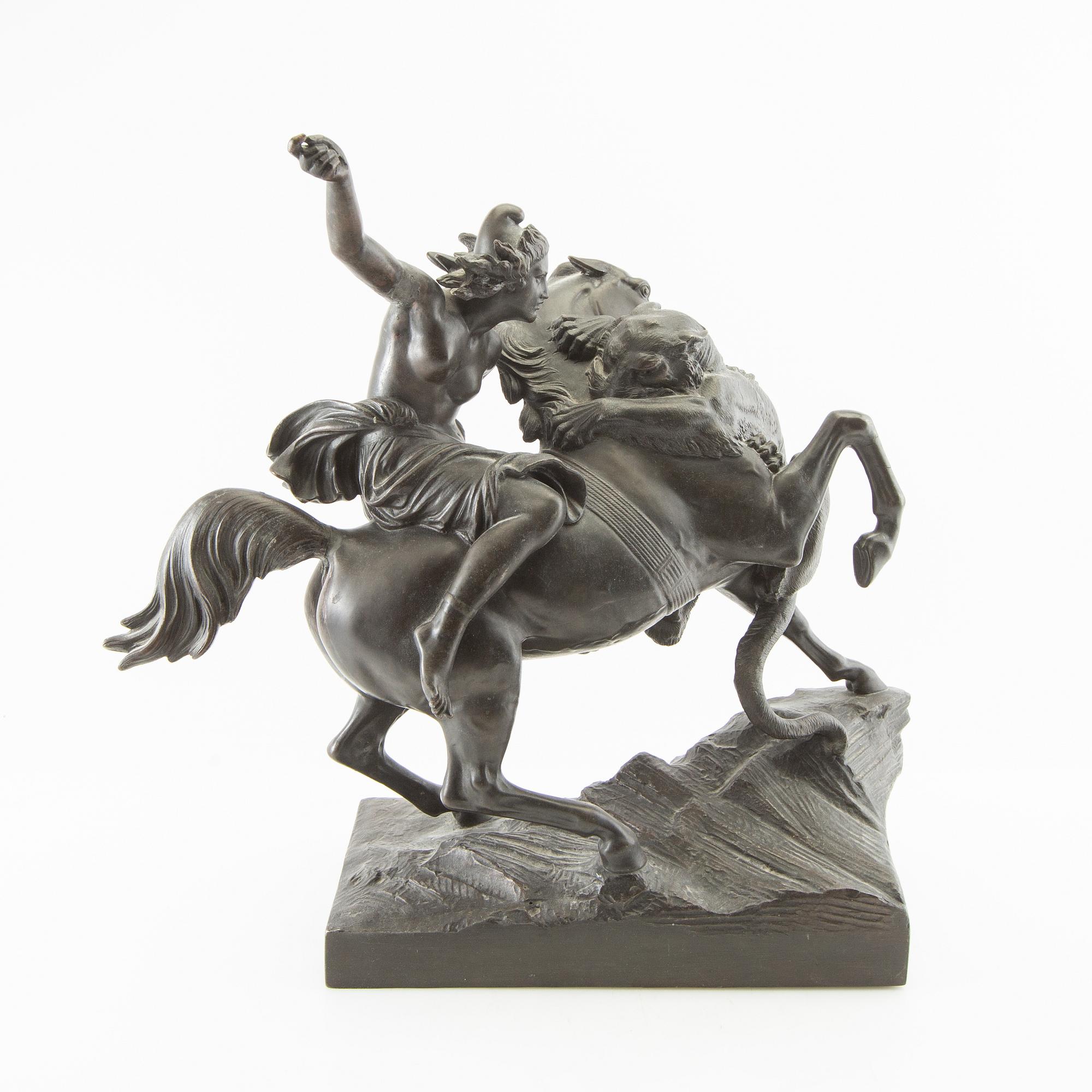 August Kiss, efter skulptur "Amazone zu Pferde".