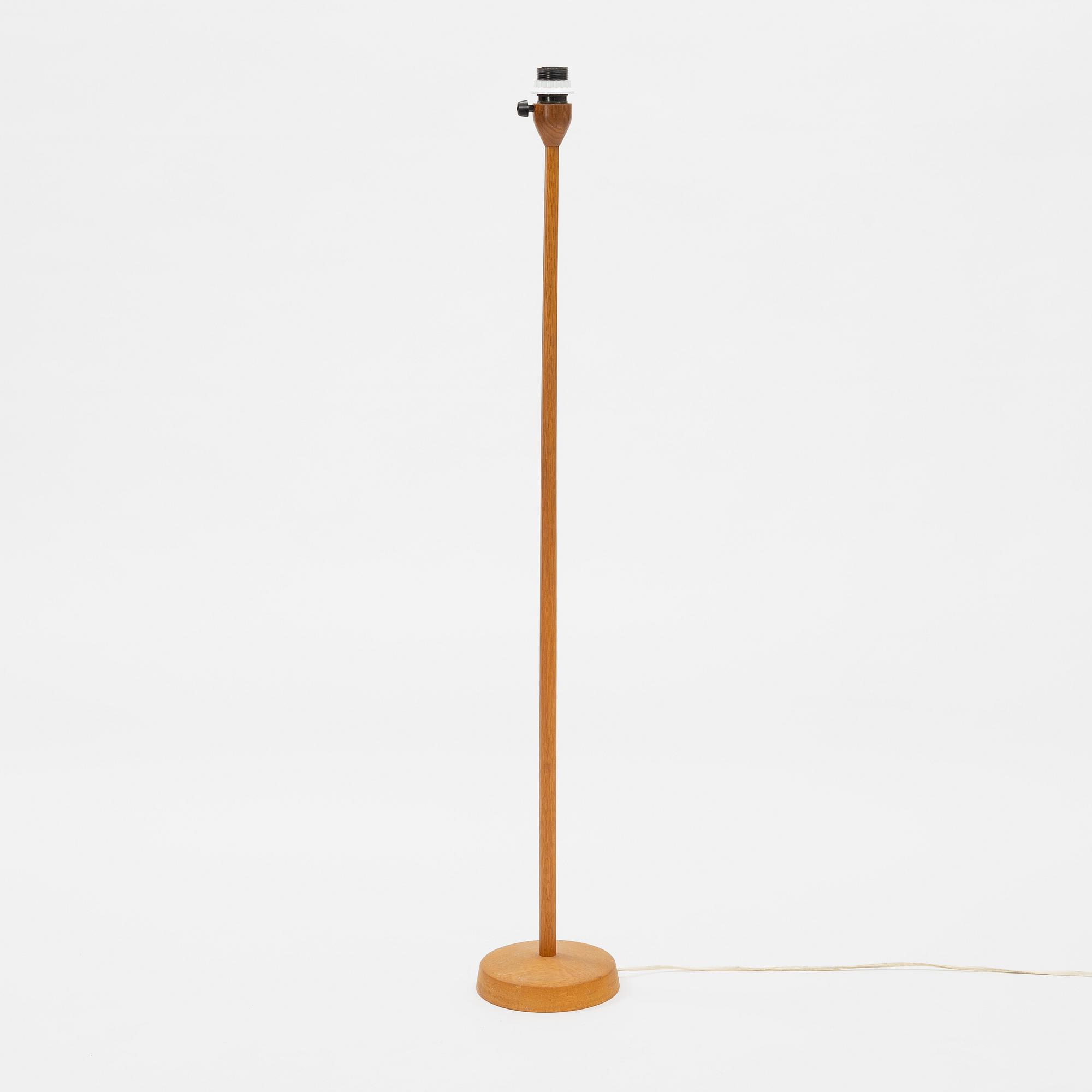 An oak floor lamp from Luxus, second half of the 20th Century.