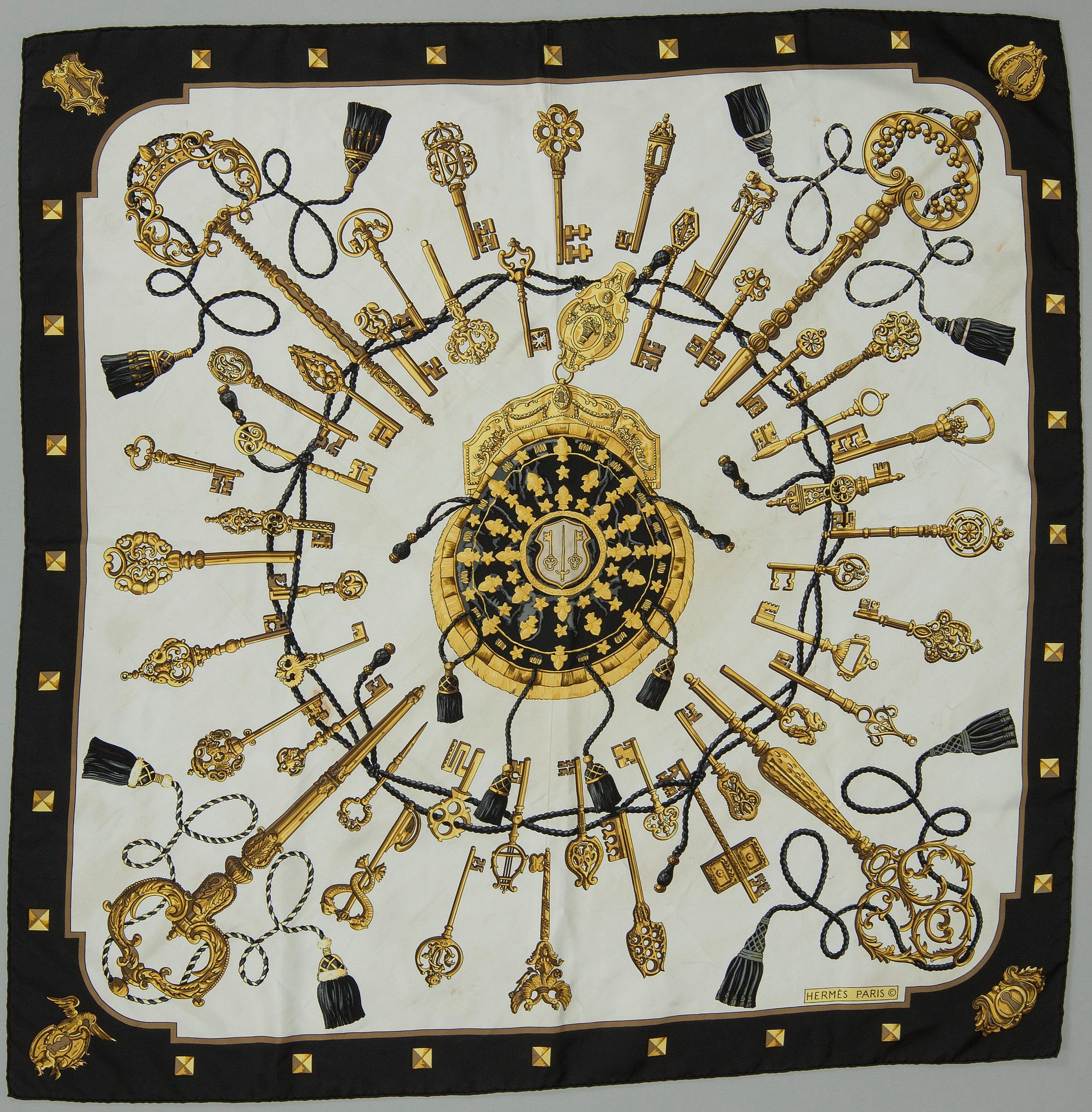 SCARF, "Les Cles", Hermès.