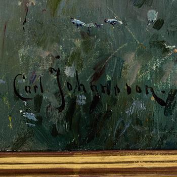 CARL JOHANSSON, oil on canvas, signed and dated -89.