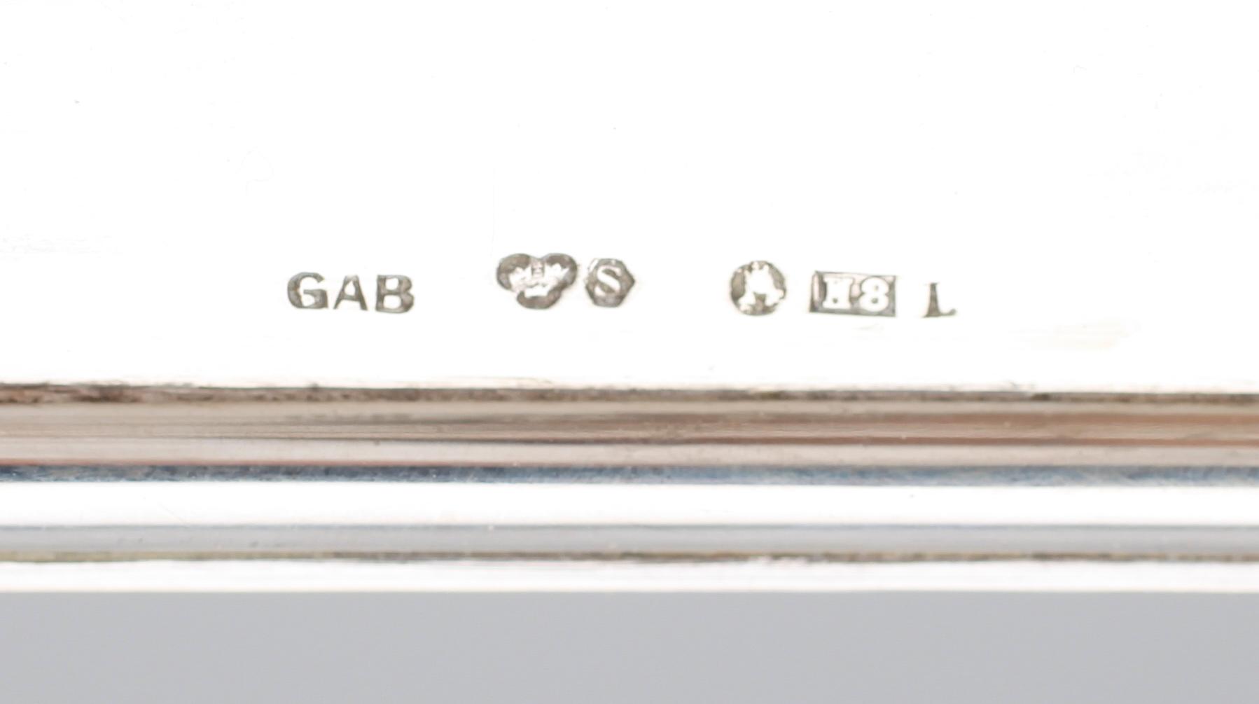 FAT, silver, GAB, Stockholm 1934. Vikt ca 683 gram.