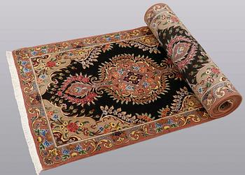 A runner, Tabriz, Part Silk, so called 50 Radj, ca 514 x 91 cm.