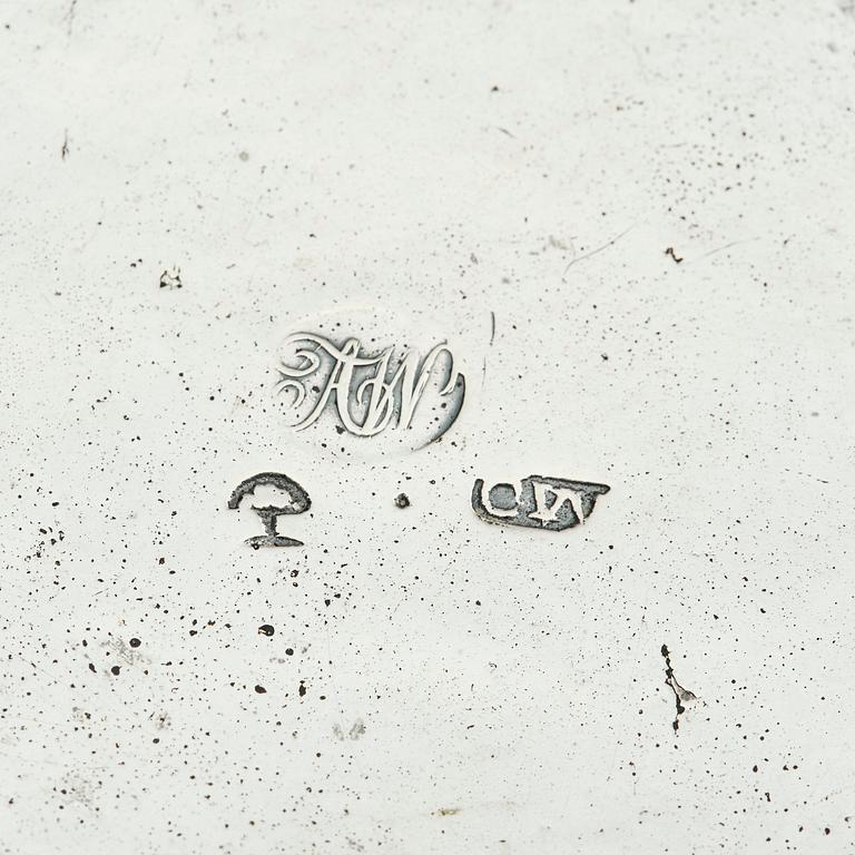 A Swedish 18th century silver bowl, mark of Christoffer Wasserman (active 1734-1770), Lindesberg.