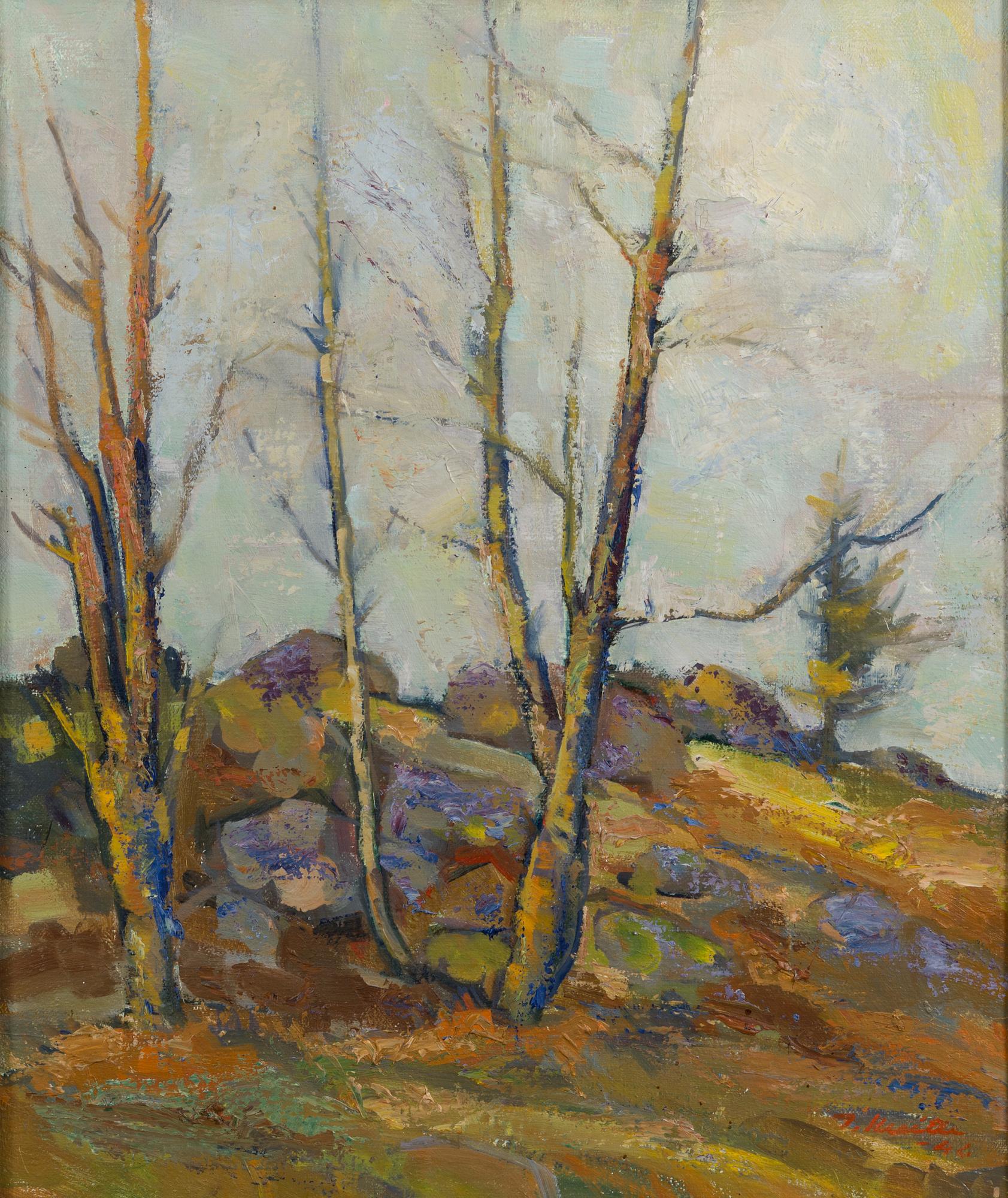 ILMARI HUITTI, oil on canvas, signed and dated-46.