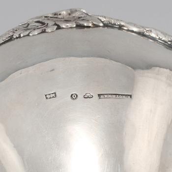 SKÅL PÅ FOT, silver, Anders Rothman d.y, Örebro, 1866. Vikt 450 g.