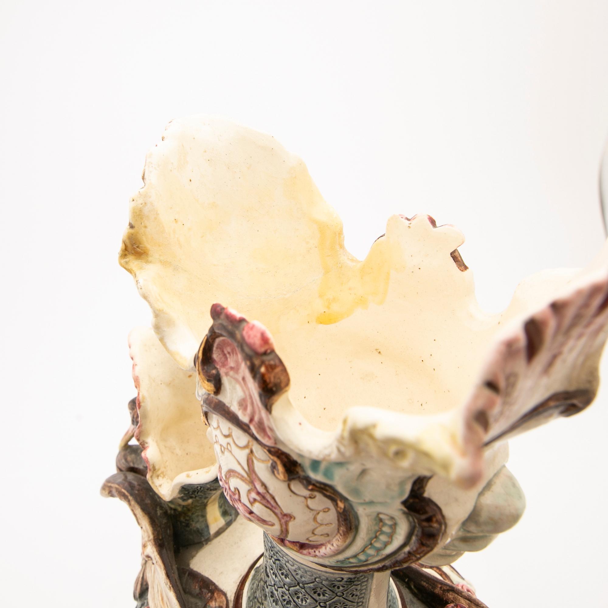 Handled vase, Europe, early 20th century.