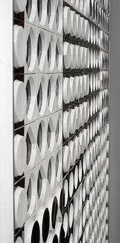 A Victor Vasarely porcelain wall relief by Rosenthal.