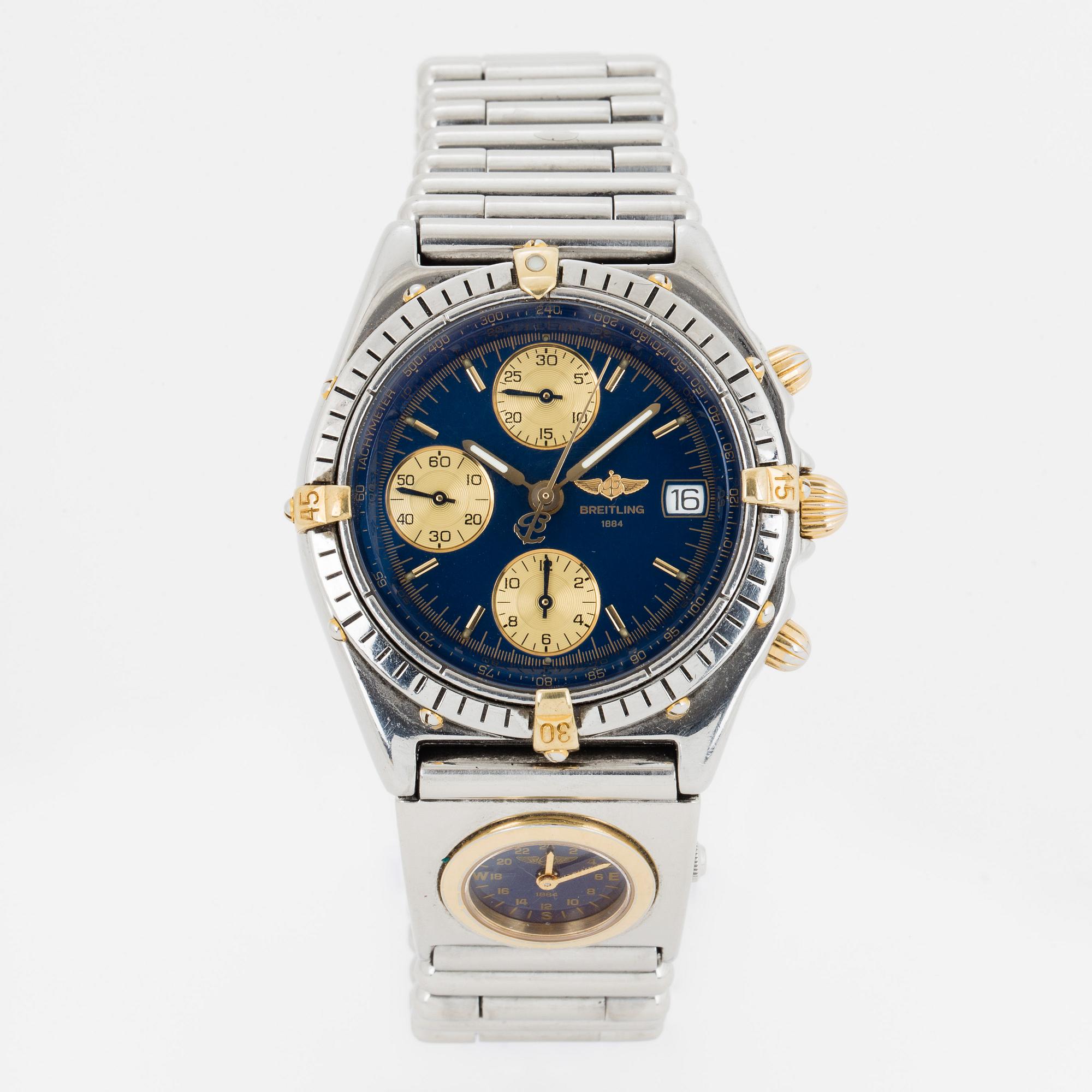 BREITLING, Chronomat, kronograf, armbandsur, 39 mm.