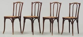 STOLAR, 4 st, Thonet, 1900-talets första hälft.