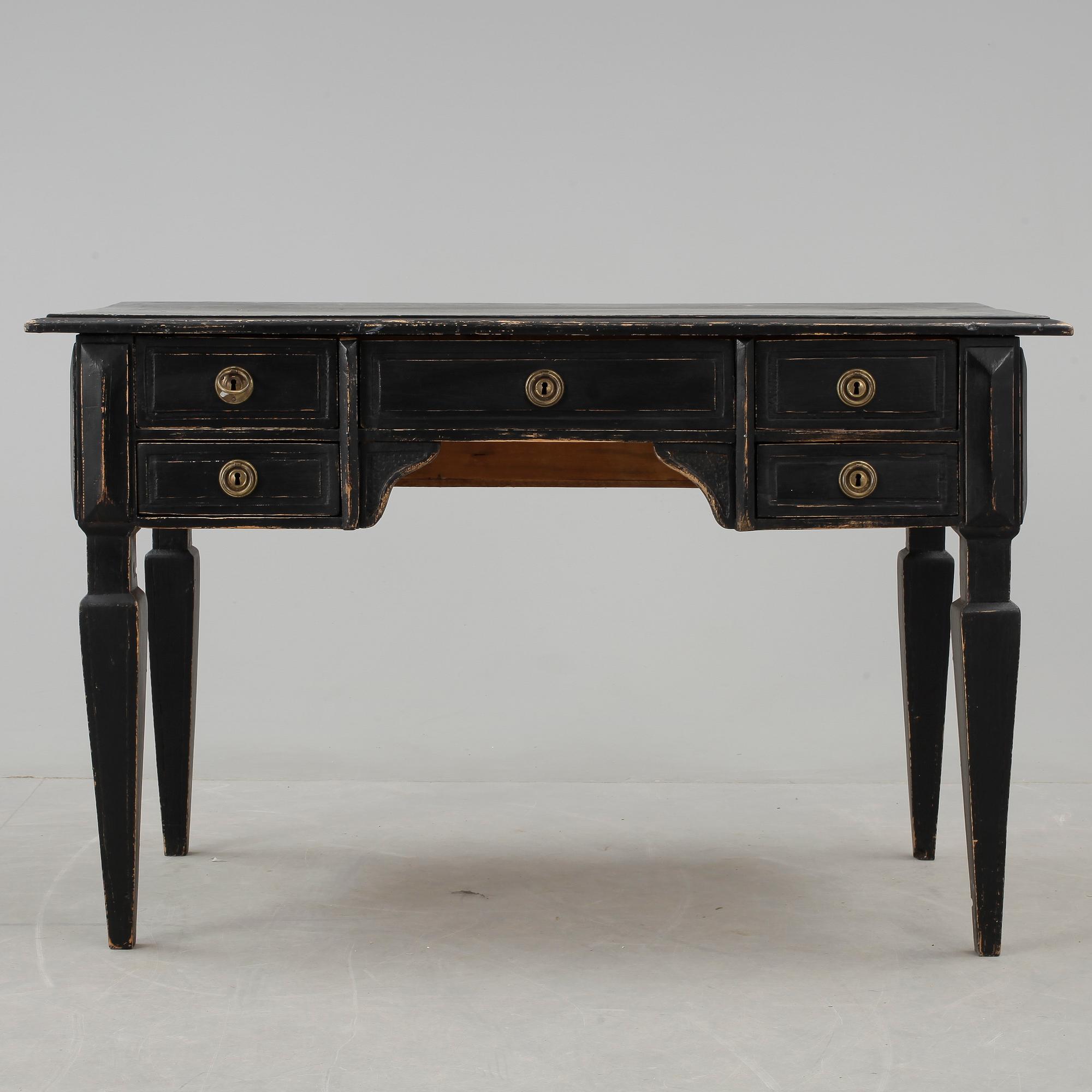 SKRIVBORD, nyrenässans, omkring sekelskiftet 1900.