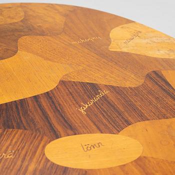 A Swedish Modern 'Palette' side table, 1950s.