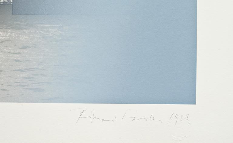 RICHARD DAVIES, färgserigrafi, signerad och numrerad 39/125, daterad 1988.