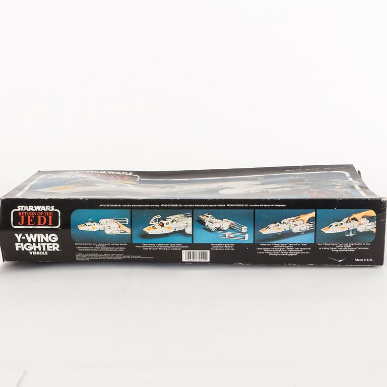 STAR WARS, B-wing fighter och Y-wing fighter i kartonger, 1983.